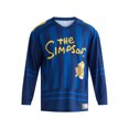 thumbnail image 5 of The Simpsons Men's & Big Men's Graphic Hockey Jersey with Long Sleeves, Sizes XS-3XL, 5 of 5