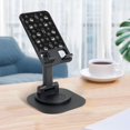 thumbnail image 5 of PAYOHTO Phone Stand for Desk Halloween Doodle Seamless Pattern Circular Bottom Rotates Adjustable Foldable 360° Rotation Charging Port Anti Slip for Video Calls Work, 5 of 7
