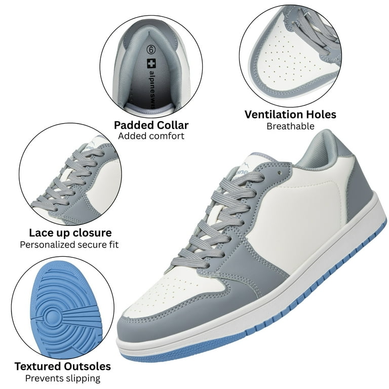 Alpine Swiss Nate Men's Low Top Sneakers - Casual Fashion Athletic Shoes With Vegan Leather 4 thumbnail image