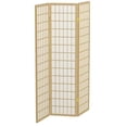 thumbnail image 2 of Oriental Furniture Window Pane Shoji Screen in Natural, 2 of 2