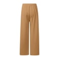 thumbnail image 5 of Womens Joggers Women's High Waist Casual Drawstring Pants Basic Solid Color Trousers for Daily Wear Comfortable Pants for Spring Fall Winter Season Size M, 5 of 5