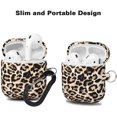 thumbnail image 3 of Creative Compatible with AirPods Case [Front LED Visible] Soft Silicone Protective Cases Cover Skin Designed for Apple AirPod 2 & 1, Women Men, with Keychain, 3 of 6