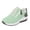 Light Green, variant on Women’s Running Shoes Non Slip Lightweight Cushioned Comfortable Sneakers Lace up Zip up Water Work Athletic Shoes Sky Blue Size 7