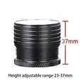 thumbnail image 2 of SPRING 4 Pack 23-37mm Adjustable Bed Table Legs Riser Base Booster for Furniture Black, 2 of 6