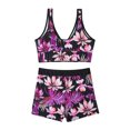 thumbnail image 5 of Gibobby Trajes de Natación para Mujer Bikini de cintura alta para mujer, bañadores sexys de dos piezas con realce, traje de baño Vintage, conjunto de Bik(Morado,M), 5 of 5
