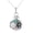 Colorful(silver), variant on HOOUN Floral Harmony Ball Enamel Locket Pendant Necklace Jewelry Diffusion No Chime-White(silver)