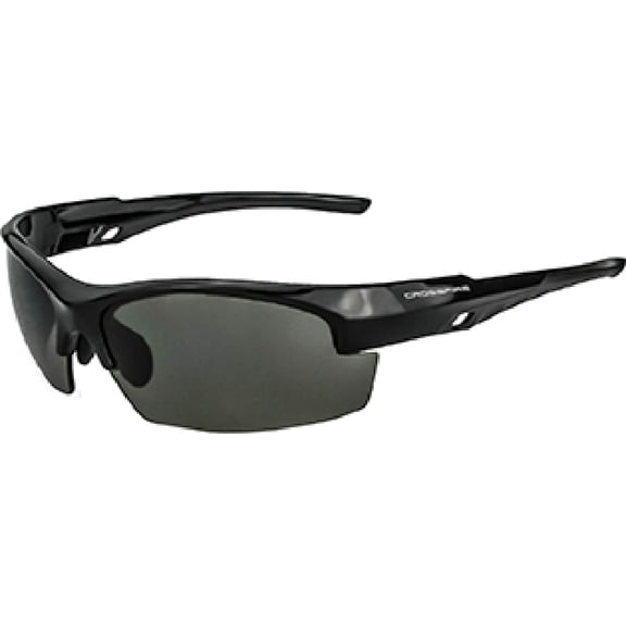 Radians Crossfire Fire Streak Premium Shooting Glasses Black/Smoke