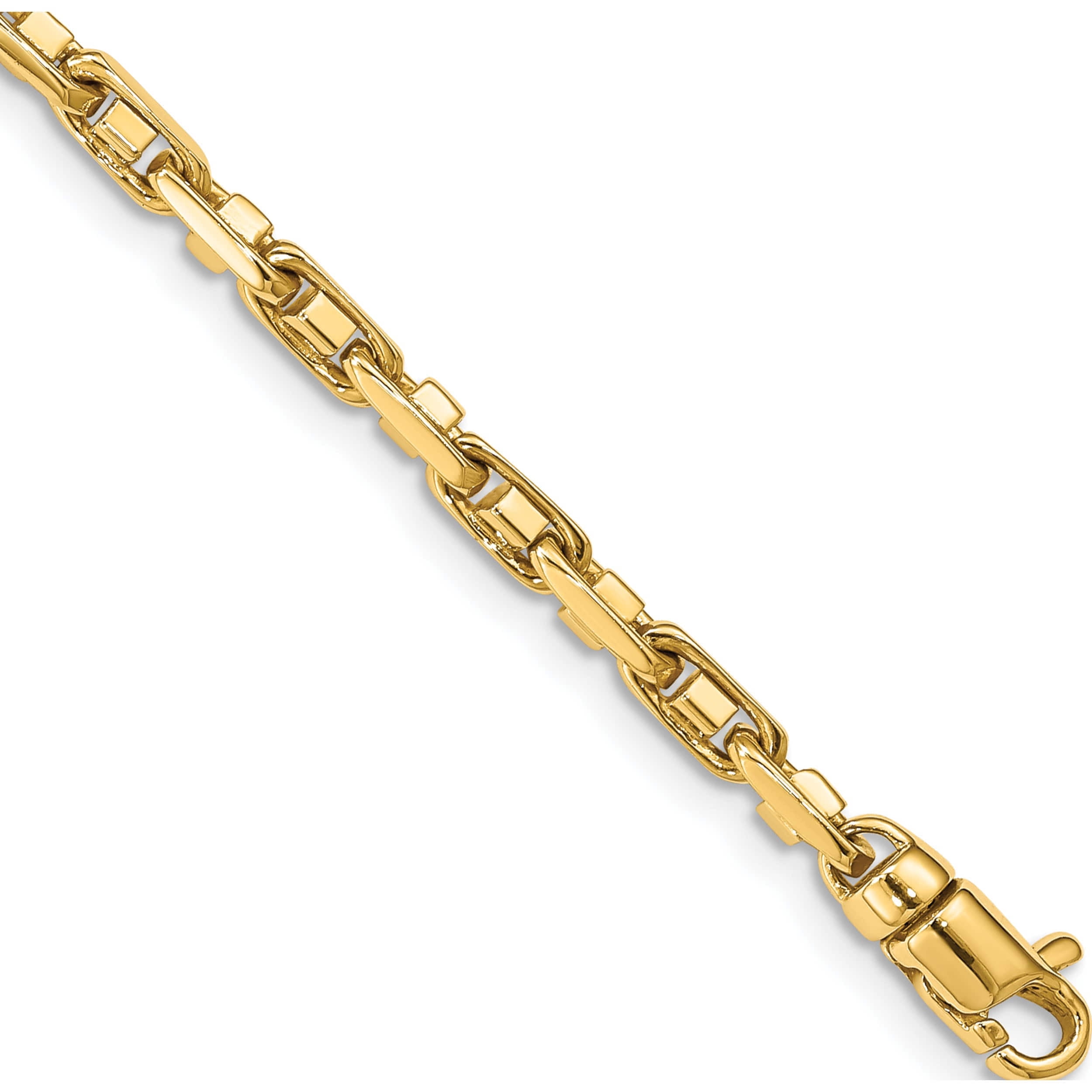 3.8(19*25.3)mm Factory Direct Selling Aluminum Chain Gold Plated