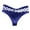Blue, variant on BYHONG Sexy Transparent Hollowed Out Seamless Underwear for Women with Low Waist High Elasticity and Lifting Spicy Mesh Thong T Shirts Women's Panties Grey M
