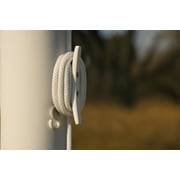 Rope King SBN-12300, Solid Braided Nylon Rope, 1/2 x 300, White, 1 Each