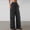 Dark Gray, variant on Womens Drawstring Striped Pants Loose Wide Leg Trousers Casual Low Waist Pants Comfy Lounge Pants with Pockets Beige XS(XS)