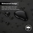 thumbnail image 3 of Mobilier de Jardin Imperméable Robuste pour Patio Extérieur Grande Housse de Table en Rotin 12, 3 of 5