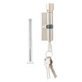 thumbnail image 2 of 70mm Aluminium Alloy Security Door Lock Cylinder with 3 Keys, , Multi Way Lock Principle, Guard Against Theft, Easy Installation, Silver, 2 of 8