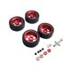 thumbnail image 4 of Ruedas y neumáticos RC, repuesto de actualización de cubo hexagonal de 12 mm, tuerca de rueda M3, neumáticos RC para 144001 1/14 1:10 1/12 144010 Rojo, 4 of 8