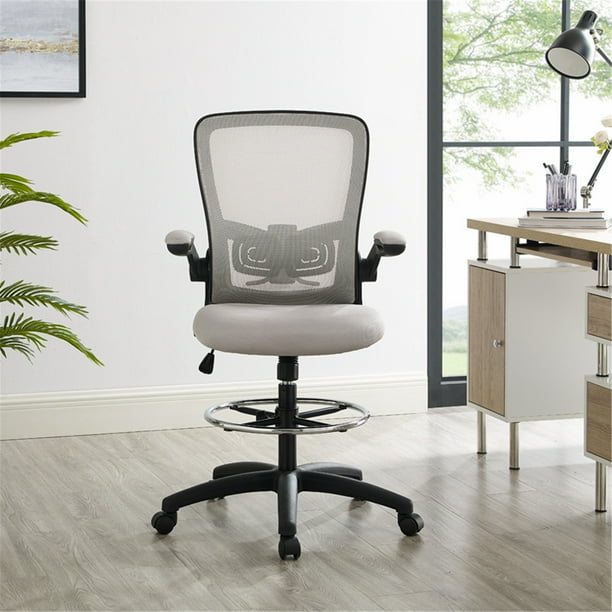 Serena Mesh Drafting Chair, Tall Office Chair for Standing Desk by