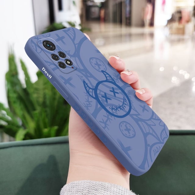 Funda de teléfono Devil divertida para Xiaomi Redmi Note 12, 12S, 11, 11E, 11S, 10, 10A, 10T, 10S, 9T, 9, 8, 7 Pro Plus, 10C, 9A, 9C, 9T, 4G, 5G Fivean unisex