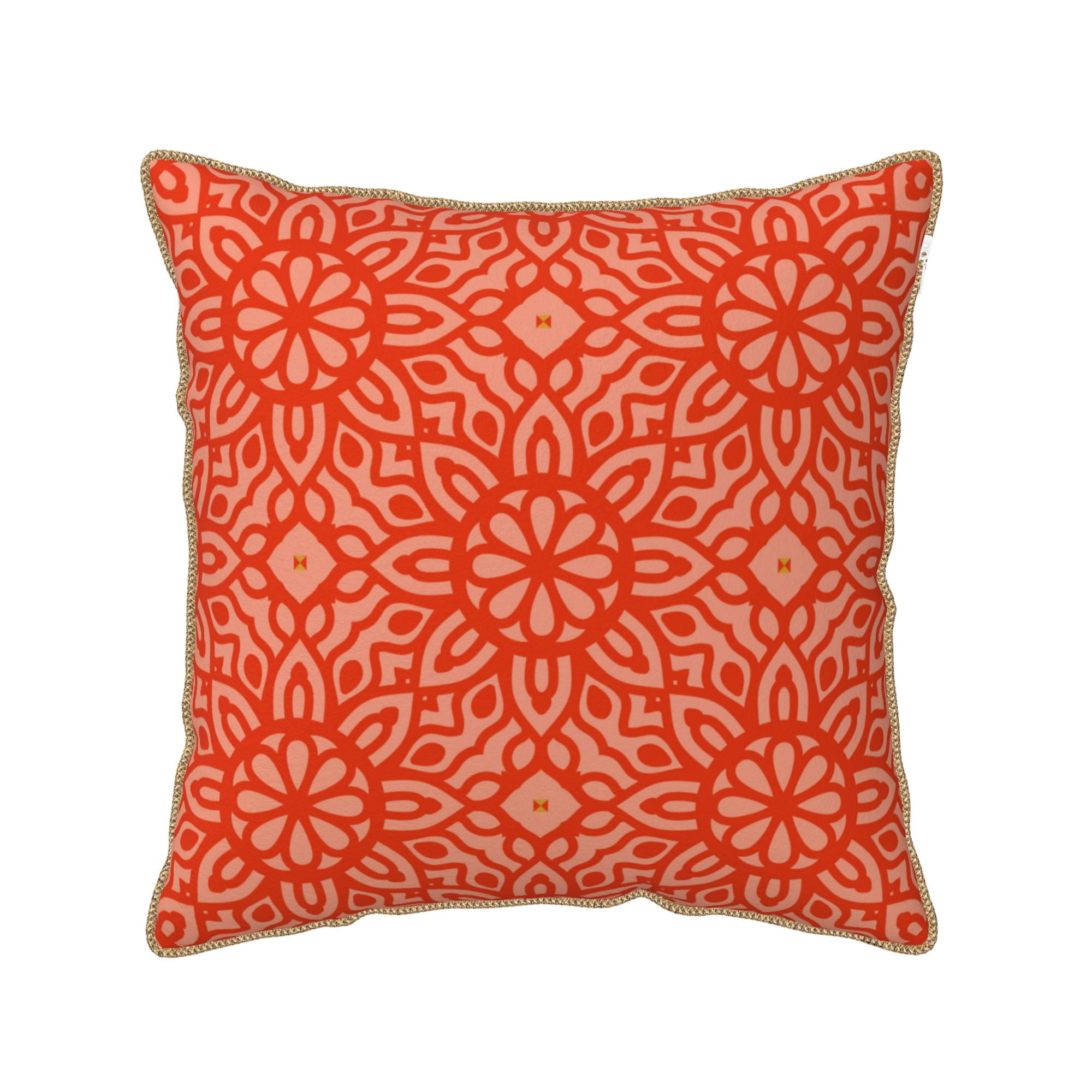 ZNDUO Red Abstract Flower Art Throw Pillows, Throw Pillows for Couch