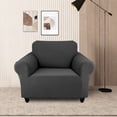 thumbnail image 6 of TOPCHANCES 100% Waterproof Sofa Cover, Machine Washable Couch Slipcover with Armrests, Non Slip Furniture Protector for Dogs, Kids, Pets (Dark Grey, For Sofa ), 6 of 12