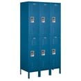 thumbnail image 3 of 15" Wide Double Tier Standard Metal Locker - 3 Wide - 6 Feet High - 15 Inches Deep - Tan - Assembled, 3 of 3
