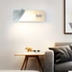 thumbnail image 4 of Lámpara de Pared Lámpara de Pared LED Rotación de 300 Grados Lámpara de Pared Interior USB 9W Lámpara de Pared Apliques de Pasillo Negro y Dorado, 4 of 5
