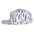 thumbnail image 3 of Fotbe Lavender Flowers Flat Bill Visor Cap Classic Snapback Hat Polyester Foam Trucker Hat Trucker Cap Adjustable Baseball Cap, 3 of 9