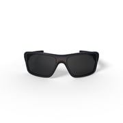 Oakley Men's Size 66 Rectangular Double Edge Sunglasses, Matte Black/Dark Grey