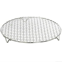 Round Cooking Rack Grill Rack Bake Steam Grill Stainless Steel Suitable For Air Fryer/Stock Pot/Pressure Cooker/Cake Pan Oven And Dishwasher 14 7/8 Burners Umg10 Grill X6m Grill X300 Grill Hibachi