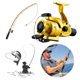 thumbnail image 4 of Giratoria Carrete Pesca Carpas 5 Rodamientos Bolas 5.1/1 Relación Engranaje, 4 of 9