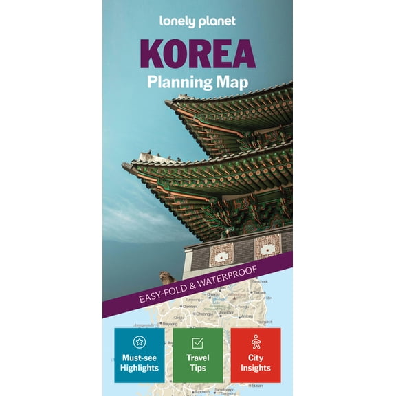 Map Lonely Planet Korea Planning Map, (Paperback)