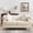 Beige, variant on Sailvan 60.5" Velvet Chesterfield Loveseat, 2-Seater Tufted Sofa with Nailhead Trim, Gold Metal Legs & 2 Round Pillows for Living Room Grey