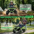 thumbnail image 5 of Jorfly 24V Ride on ATV Toys,Power ATV Wheels with Motor, Remote, Bluetooth Music, Horn, LED for Big Kids Gift,Green, 5 of 9