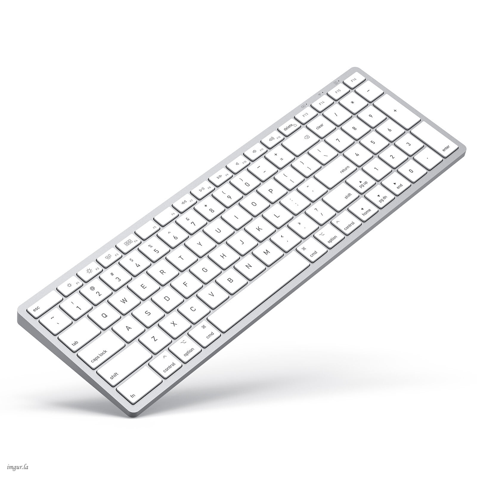 Yivandi Wireless Bluetooth Keyboard for Mac Mini OS – US Qwerty Layout,Rechargeable Battery,  Extra-Long Working Time, Compatible with iMac/MacBook Pro/Mac Mini or iPad
