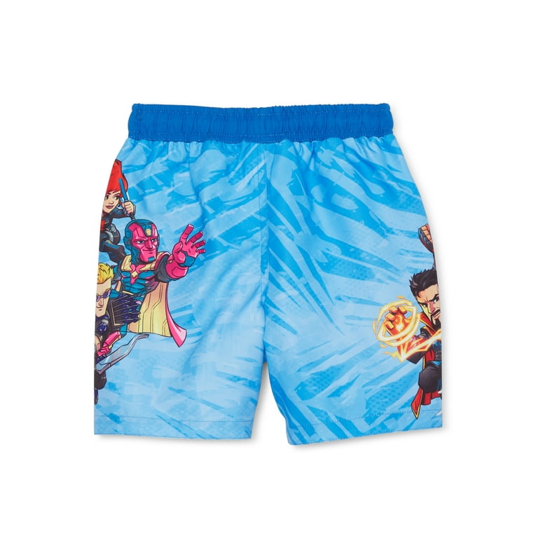 Marvel Super Hero Adventures Infant Boys Swim Trunks 12 Months with Mesh Liner