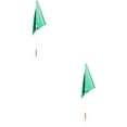 thumbnail image 5 of Tineasur Green Fiberglass Bike Flag Pole Set - , Wear-Resistant Safety Flag for and Outdoor Use, 5 of 6