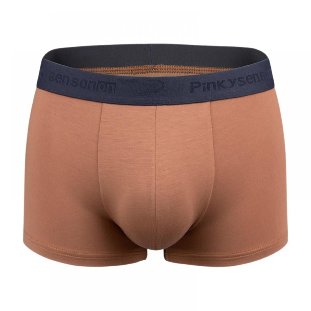 Boxers Underpants Men's Boxer Shorts Plus Size Accessories Solid Panties 6Colors