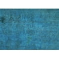 thumbnail image 1 of Ahgly Company Indoor Rectangle Abstract Turquoise Blue Modern Area Rugs, 7' x 9', 1 of 4