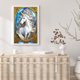 thumbnail image 1 of Cuadros Decorativos 5D bricolaje ronda completa taladro diamante pintura unicornio Kit decoración del hogar (NH3092) Wdftyju embutido en tela, 1 of 1
