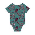 thumbnail image 2 of Rocae Snake And Rose for Baby Climbing Clothes Soft Baby Romper for Active Infants Comfortable and Breathable Crawling Jumpsuit Unisex Baby Outfit 3 Months, 2 of 8