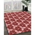thumbnail image 3 of Ahgly Company Tapis Rectangulaire Lavable en Machine Intérieur Transitionnel Rouge Pastel Rose, 4 Pieds x 6 Pieds, 3 of 7