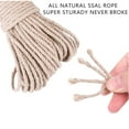 thumbnail image 5 of Natural Sisal Rope For Crafts, Scratching, Home Decor, Sisal, Crafts, Decoration, Camping, Handmade, 5 of 9