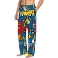 thumbnail image 2 of Balery Men'S Vehicles Cartoon With Funny Drivers Pants,Sleepwear Pants,Pajama Pants,Pj Bottoms Drawstring And Pockets-X-Large, 2 of 9