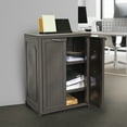 thumbnail image 4 of IWC Medium 2 Door Storage Cabinet (27.96" x 37.4" x 17.72"), Espresso, 4 of 17
