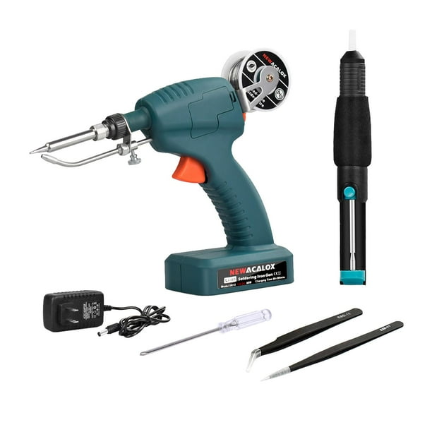 de circuito de de soldadura Soporte de soldadura Desoldador automático Soldador de hierro de ortátil duradero automático para viajes Verde DYNWAVEMX soldador soldador