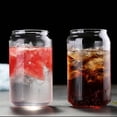 thumbnail image 3 of 16 Pack Can Shape Glass Fashion Water Milk Juice Simple Juice Cup Beer Glass Shake Glass Dessert Cup Mug, 400ML, 3 of 7