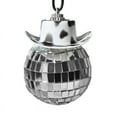 thumbnail image 3 of EGYMEN Cowboy Hat Disco Ball Keychain, Mini Disco Ball Ornament, Glass Mirror Ball Cowboy Hat Decoration, Disco Ball Key Ring, Sparkling Dance Party Accessory, 3 of 5
