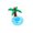 🥝 Light Blue_New#484, variant on Inflatable Drink Holders Palm Tree Cactus Floating Cup Holders • Pool Drink Floaties Summer Party Decor • Keeps Cups Cans Bottles Stable on Water