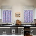 thumbnail image 4 of Kitchen Curtains 36 Inch Short - 3 Panel Set with Cute Cat Paw Pattern, Rod Pocket Window Curtain, 100% Polyester for Pet Lovers Farmhouse, Cafe, Kitchen, Bedroom, Easy Wash, 4 of 6