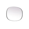 thumbnail image 3 of Elegant Decor Metal Frame Oval Mirror 27x40 Inch in Brass, 3 of 7