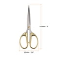 thumbnail image 2 of Uxcell 6" Stainless Steel Vintage Mini Scissors for Embroidery Cross Stitch Sewing Gold, 2 of 6