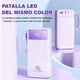thumbnail image 3 of Power Bank Genérico PB60000 Portátil Morado 60000mAh 120W 4 Cables USB LED, 3 of 4